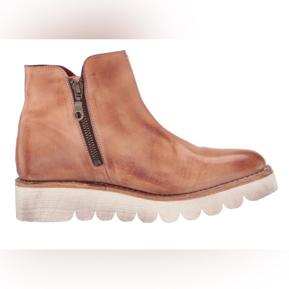 Bed Stu Women’s Tan Rustic Lydyi Vegetable Tanned Leather Ankle Boots Size 9 - Picture 16 of 16